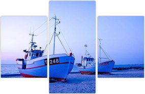 Tablou - Debarcarea în amurg (90x60 cm)