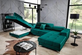 Coltar living extensibil Eduardo – L345 x l202 x h90 cm