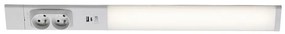 Corp de iluminat LED cu prize pentru corpuri de bucătărie Rabalux 78042 BILAL E LED/18W/230V 4000K 60 cm alb
