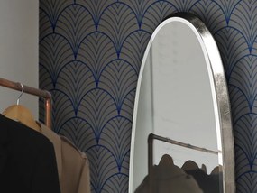 Oglinda decorativa ovala 136x36cm, Aries silver SV-119474