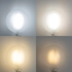 Becuri LED inteligente E27 reglabile G125 mat 7W 806lm 2700-6500K
