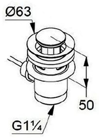 Baterie lavoar Kludi, Pure  Easy, cu ventil metalic, H   10 cm, crom