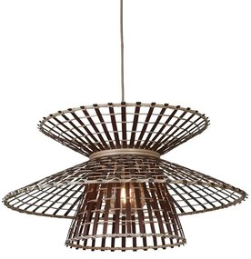 Lustra/Pendul Eco, Bambus, Machu Picchu, natural/maro