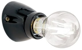 Orion - Aplică de perete FROST, 1xE27/60W/230V, neagră