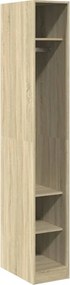 vidaXL Șifonier, stejar sonoma, 30x50x200 cm, lemn prelucrat