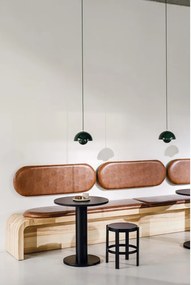 Masă de dining rotundă cu blat cu aspect de lemn de stejar ø 65 cm Sool – noo.ma