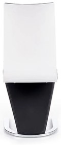 Scaun de bucaterie Medisen, negru/alb