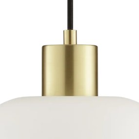 Brilliant - Lustră suspendată pe cablu FANNY 1xE27/20W/230V, Ø 22 cm, alamă