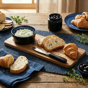 Set de servire EH Torrente, 3 buc , albastru, 30 x12 cm