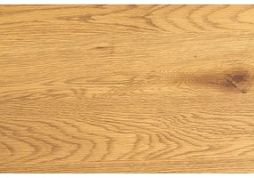 Bibliotecă neagră în decor de stejar 85x141 cm Swindon - Actona