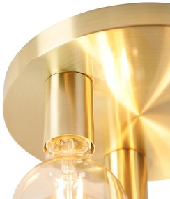 Plafoniera inteligentă aurie rotundă inclusiv 3 Wifi G95 - Facil