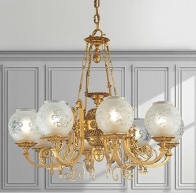 Candelabru LUX design clasic realizata manual Mary
