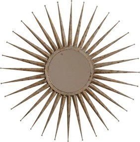 Oglinda de perete, din metal, Oriental Sun