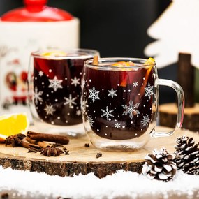 Pahare termo 4Home Hot&Cool Snowflake 350 ml,2 buc.
