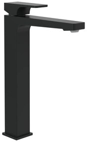 Baterie lavoar inalta Villeroy&Boch Architectura Square negru mat cu ventil Push-Open
