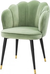Scaun elegant design LUX Bristol catifea verde 113544 HZ