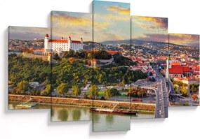 Tablou - Panorama bratislavei, Slovacia (150x105 cm)
