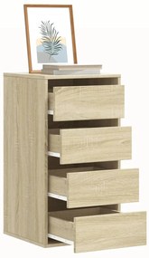 vidaXL Dulap colț cu sertare stejar sonoma 40x41x76 cm lemn prelucrat