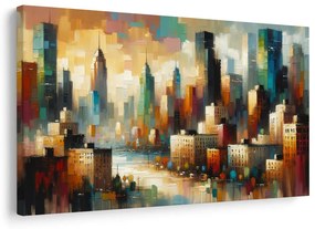 Tablou peisaj urban modern