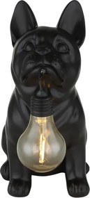 Globo 36333S - Lampă solară LED, 0,06 W/3 V, IP44, câine negru