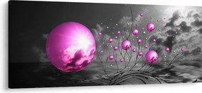 Tabloul bilelor roz (120x50 cm)