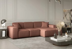 Expedo Coltar extensibil LUNGO, 266x73x165, salmon, dreapta