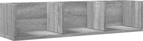 vidaXL Dulap de perete, gri sonoma, 75x18x16,5 cm, lemn compozit