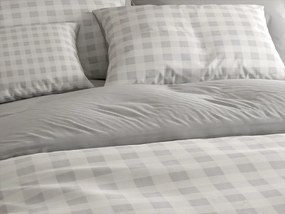Lenjerie de pat din bumbac Renforce KOSTKA gri Dimensiune lenjerie de pat: 70 x 90 cm | 140 x 200 cm