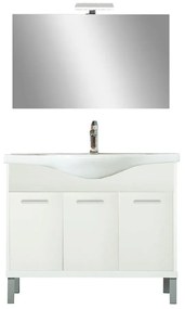 Mobilier complet de baie Nerva Prime 105 alb