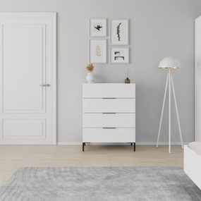 Dulap, Hanah Home, Sfn-1740-Dd-1, 80x104x44 cm, Alb