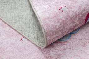 JUNIOR 51855.804 covor lavabil Inorog, nori pentru copii anti-alunecare - roz - SECUNDAR-COTATI PRODUSUL