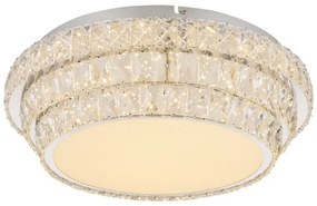 Plafonieră LED dimabilă Globo 68157-48 KLARA LED/48W/230V d. 50 cm + telecomandă