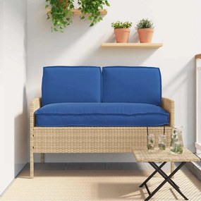 vidaXL Set de perne pentru palet cu pernă 3 pcs Albastru regal