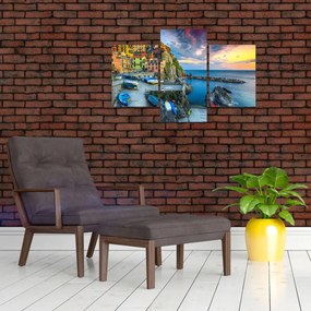 Tablou - Satul mediteranean (90x60 cm)