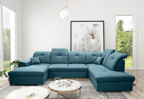 Supermobel Canapea in forma de U DAVIO, 320x85-104x204/156, sawana 27, stanga