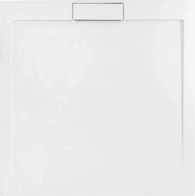 Cadita dus patrata Rea Grand 90x90 alb