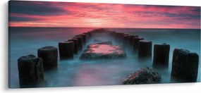 Tablou - Pietre în mare (120x50 cm)