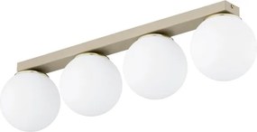 Brilagi - Plafonieră cu spoturi MILO 4xE27/60W/230V bej/auriu