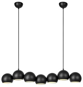 Lustră neagră cu abajur din metal Cupolo – Markslöjd