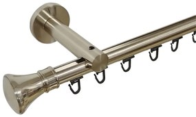 Galerie SIMPLA PRINDERE PERETE TEAVA PROFIL 19 MM -PRINCE- INOX (Alege marime: 400 cm)