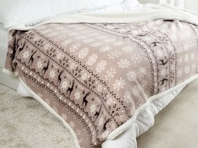 Patura din microplus BUFFALO NORDIC gri Dimensiune: 150 x 200 cm