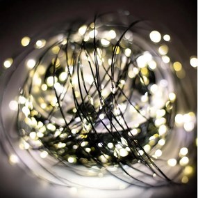 Ghirlandă LED de exterior 1500xLED/230V, 8 funcții, 153 m, IP44, alb cald + telecomandă