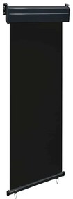 vidaXL Copertină laterală de balcon, negru, 60 x 250 cm