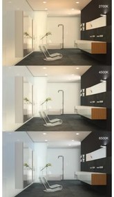 Plafonieră LED încastrată PRACTICO LED/24W/230V IP44 rotundă Immax 08239L