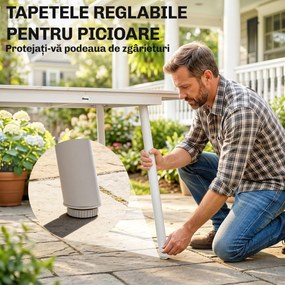 Outsunny grădină terasă lemn fals | Aosom Romania