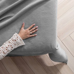 Cuvertură gri din janilie 220x240 cm Talo – Filumi