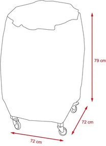Husă de protecție pentru grătar KAMADO 46 cm