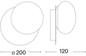 Aplică LED Ideal Lux NINFEA 1xGX53/9W/230V alb