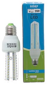 Bec LED 3u, e27, 9w, lc