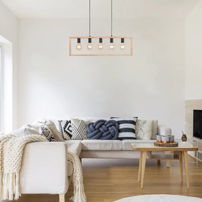 Lustra suspendata design industrial Indigo negru